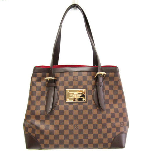 Louis Vuitton Hampstead, Brown, Canvas, tote