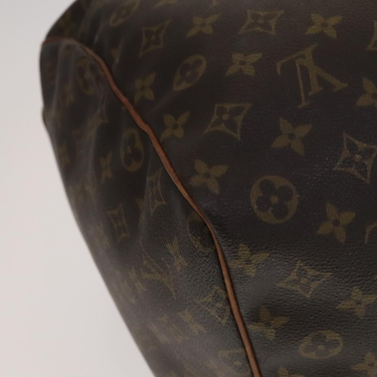 Louis Vuitton Keepall 60, Brown, Canvas, travel