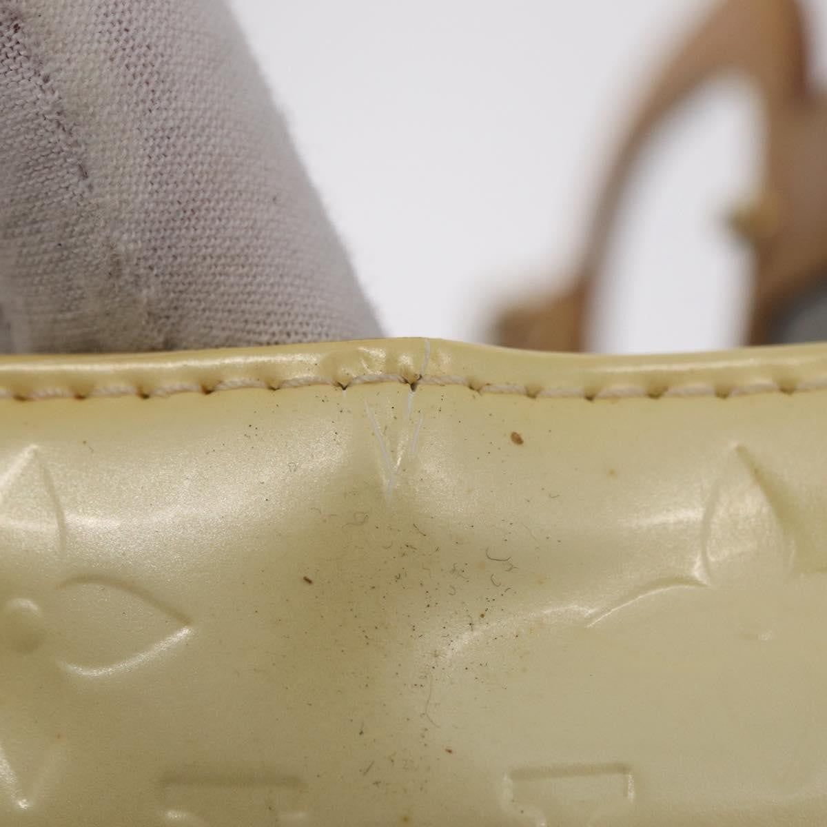 Louis Vuitton Roxbury Drive Monogram Vernis, Beige, Patent Leather, Handbag