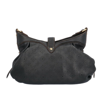 Louis Vuitton Mahina, Black, Leather, shoulder