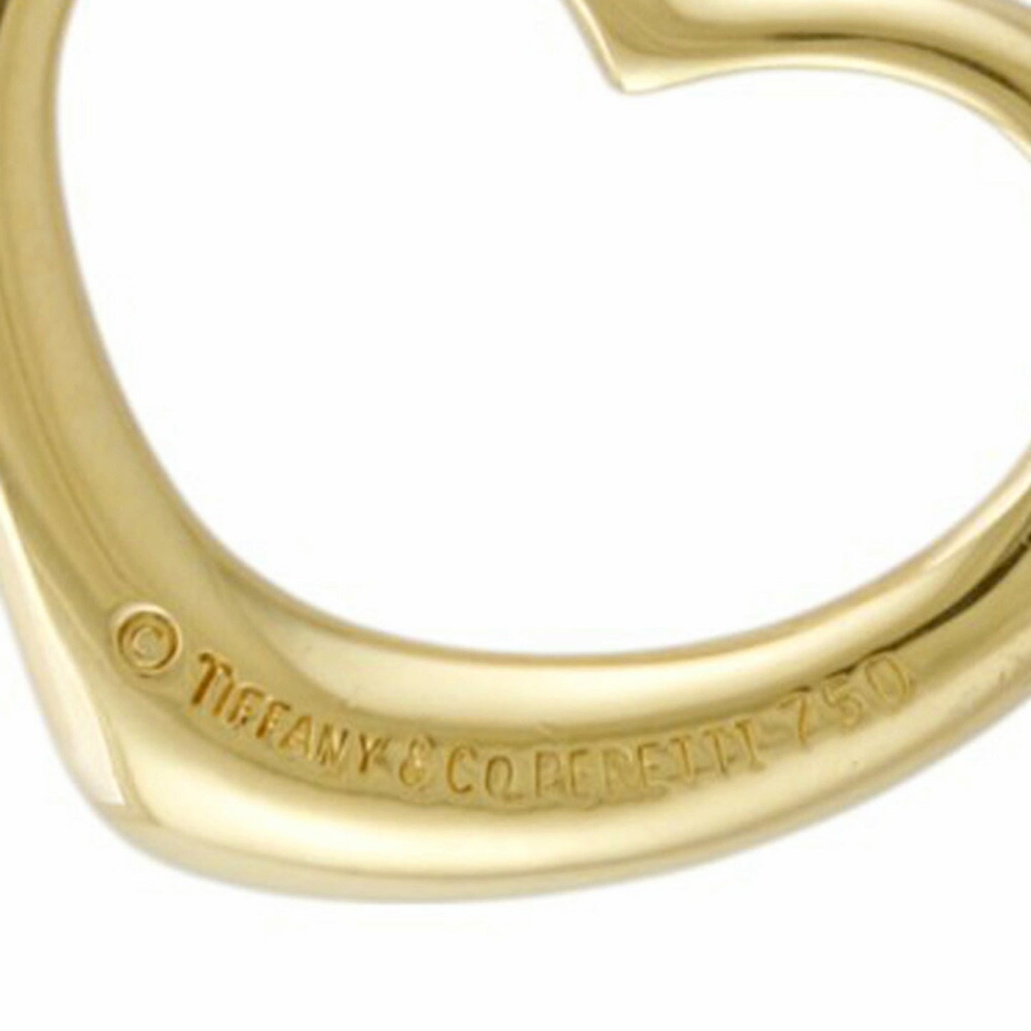 Tiffany & Co Open Heart, Gold, Yellow Gold, necklace