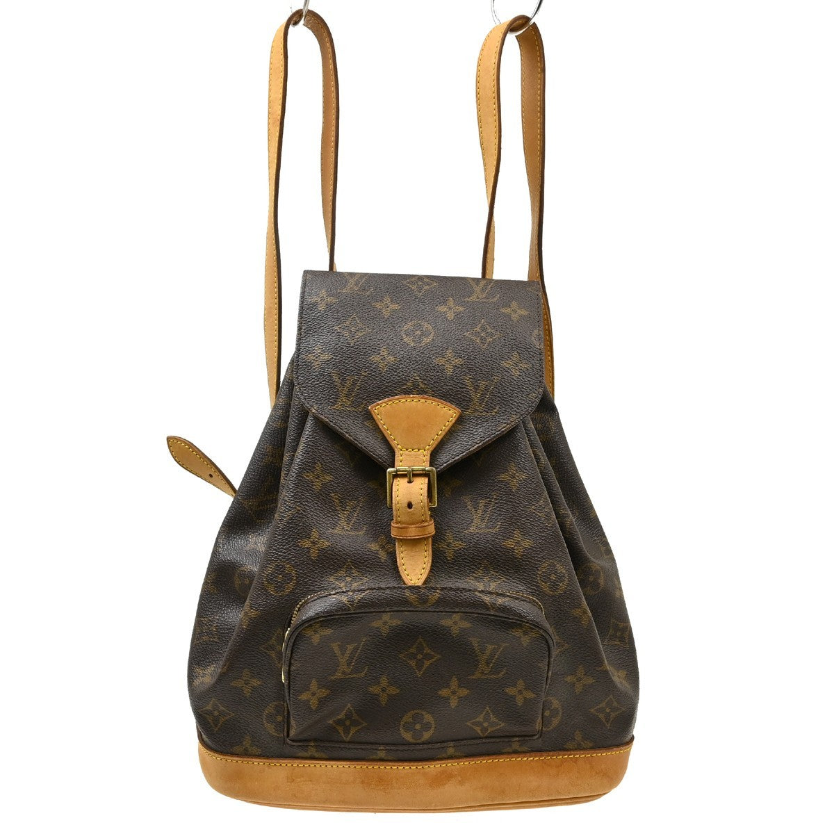 Louis Vuitton Montsouris Monogram, Brown, Canvas, Backpack