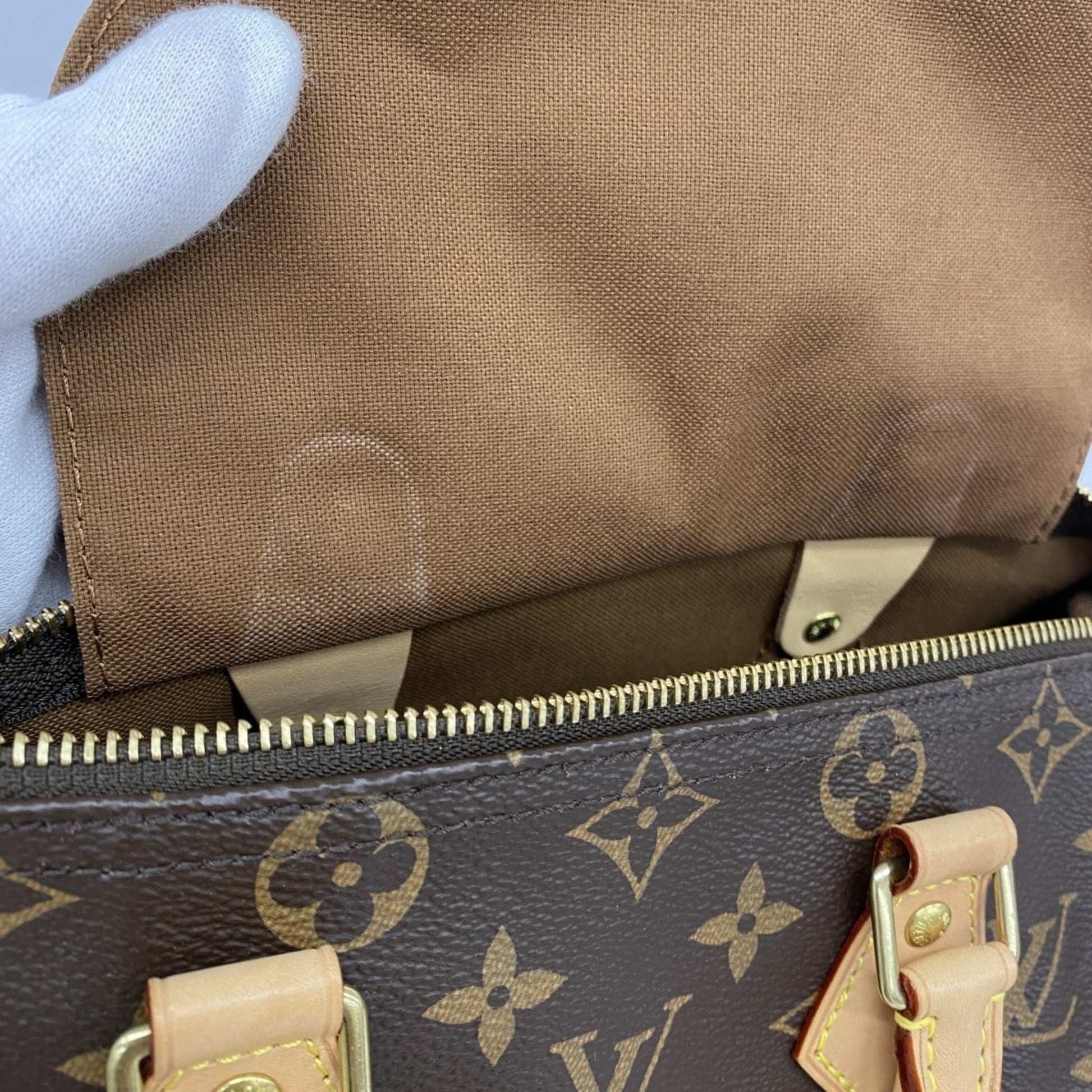 Louis Vuitton, Brown, Canvas, handbag