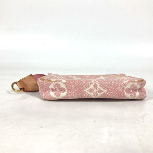 Louis Vuitton Mini Pochette Accessoires, Pink, Canvas, wallet