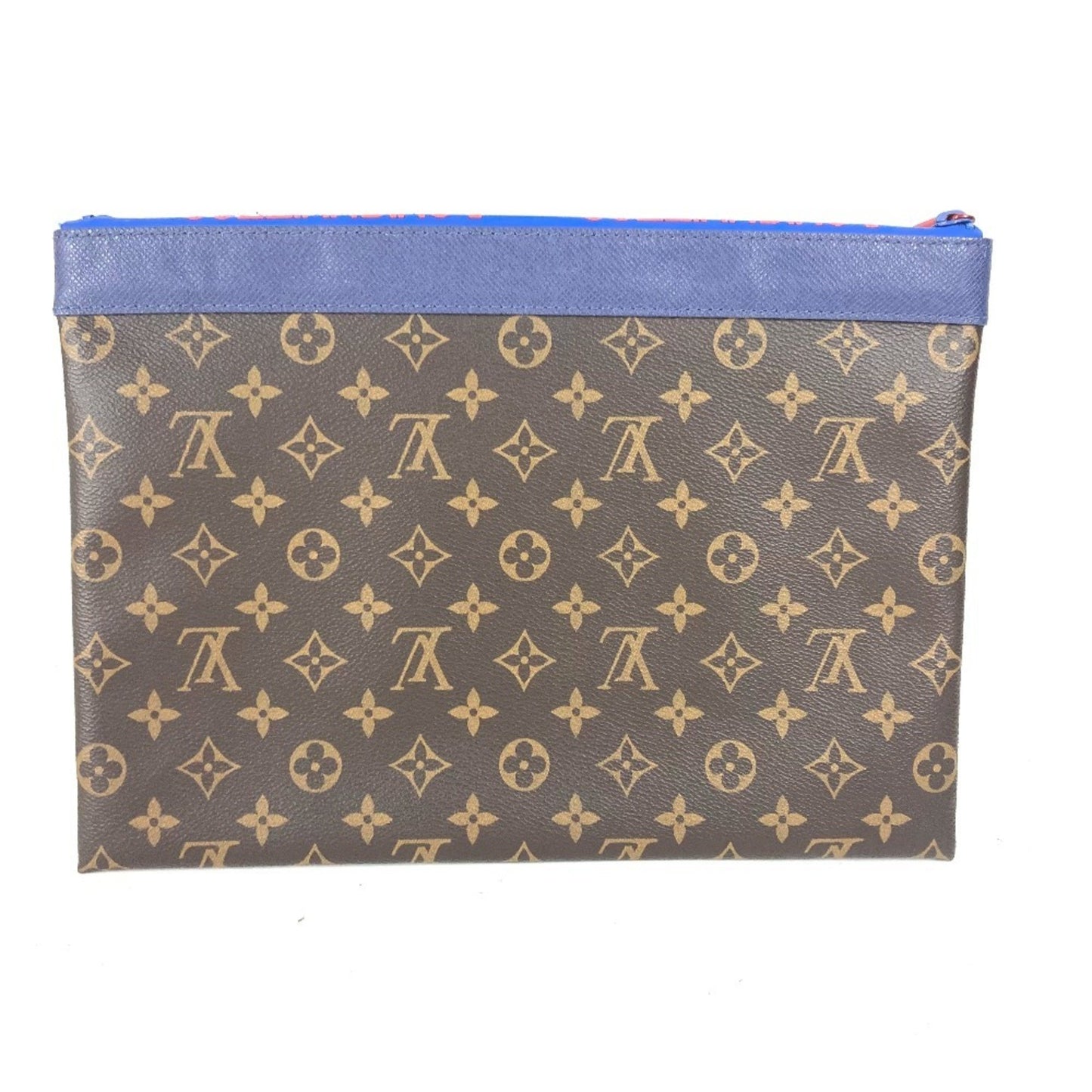 Louis Vuitton Pochette Apollo, Brown, Canvas, clutch