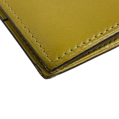 Hermès Béarn, Yellow, Leather, wallet