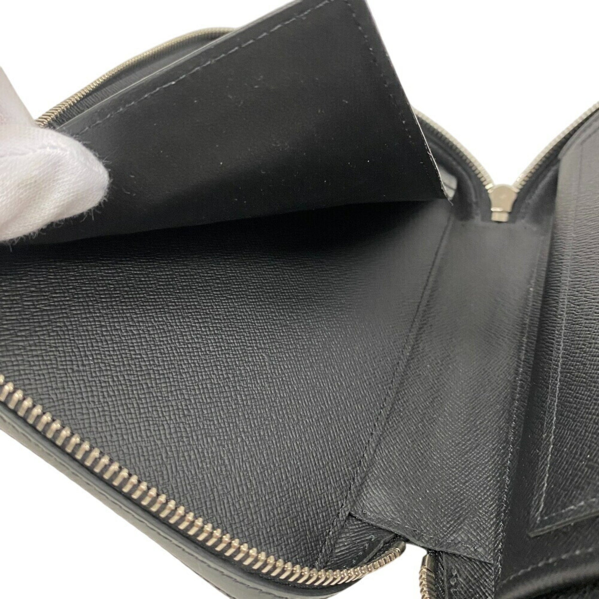 Louis Vuitton Dandy, Black, Leather, wallet