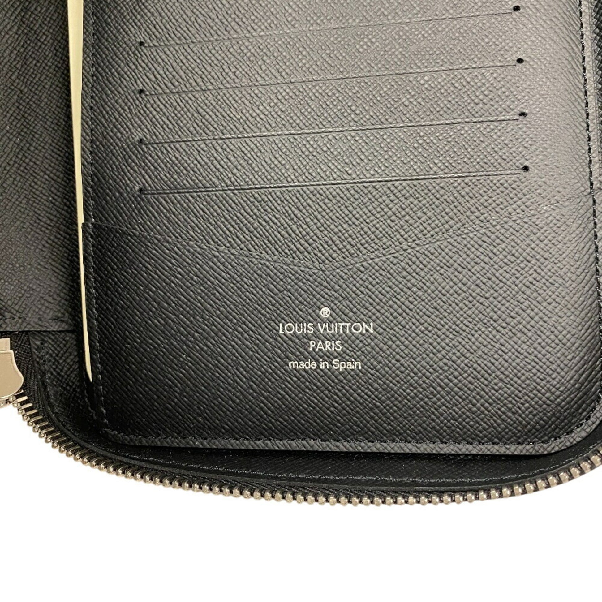 Louis Vuitton Dandy, Black, Leather, wallet