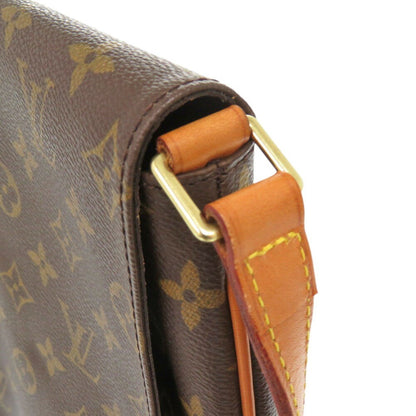 Louis Vuitton Musette Salsa, Brown, Canvas, shoulder