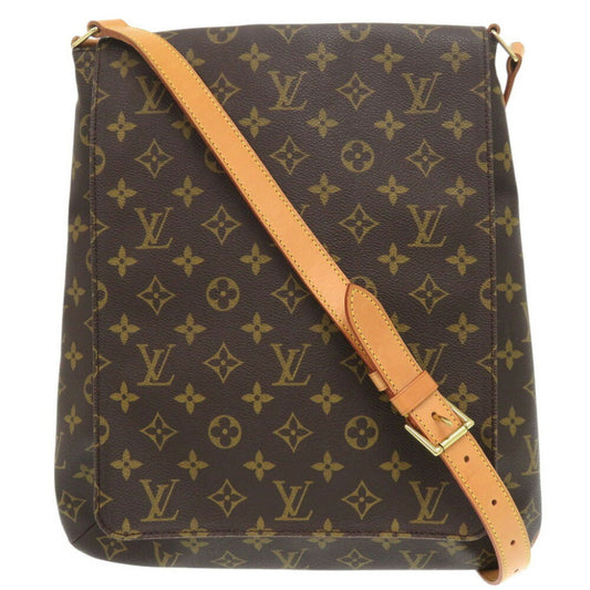 Louis Vuitton Musette, Brown, Canvas, shoulder
