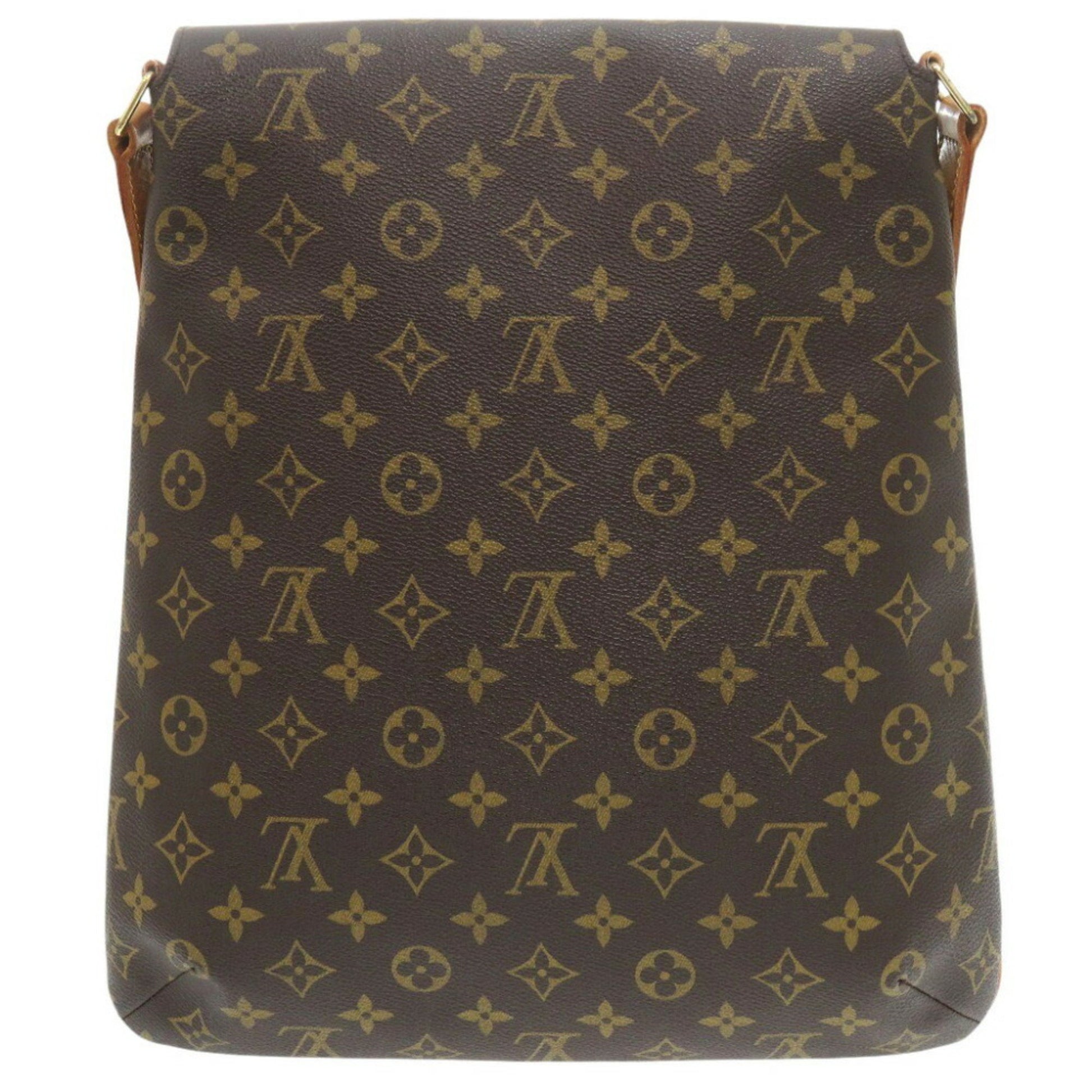 Louis Vuitton Musette, Brown, Canvas, shoulder
