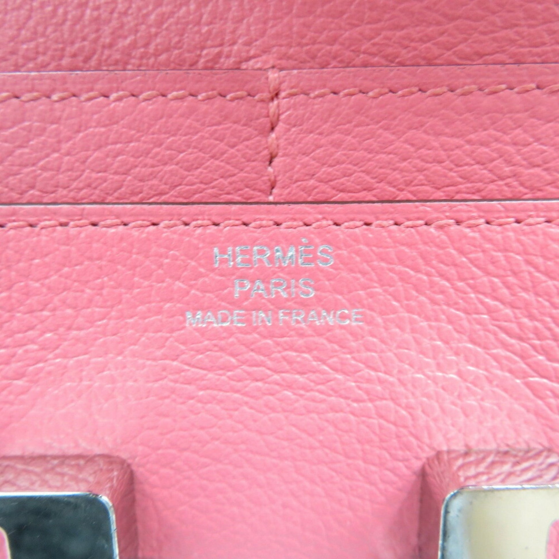 Hermès Constance, Pink, Leather, wallet