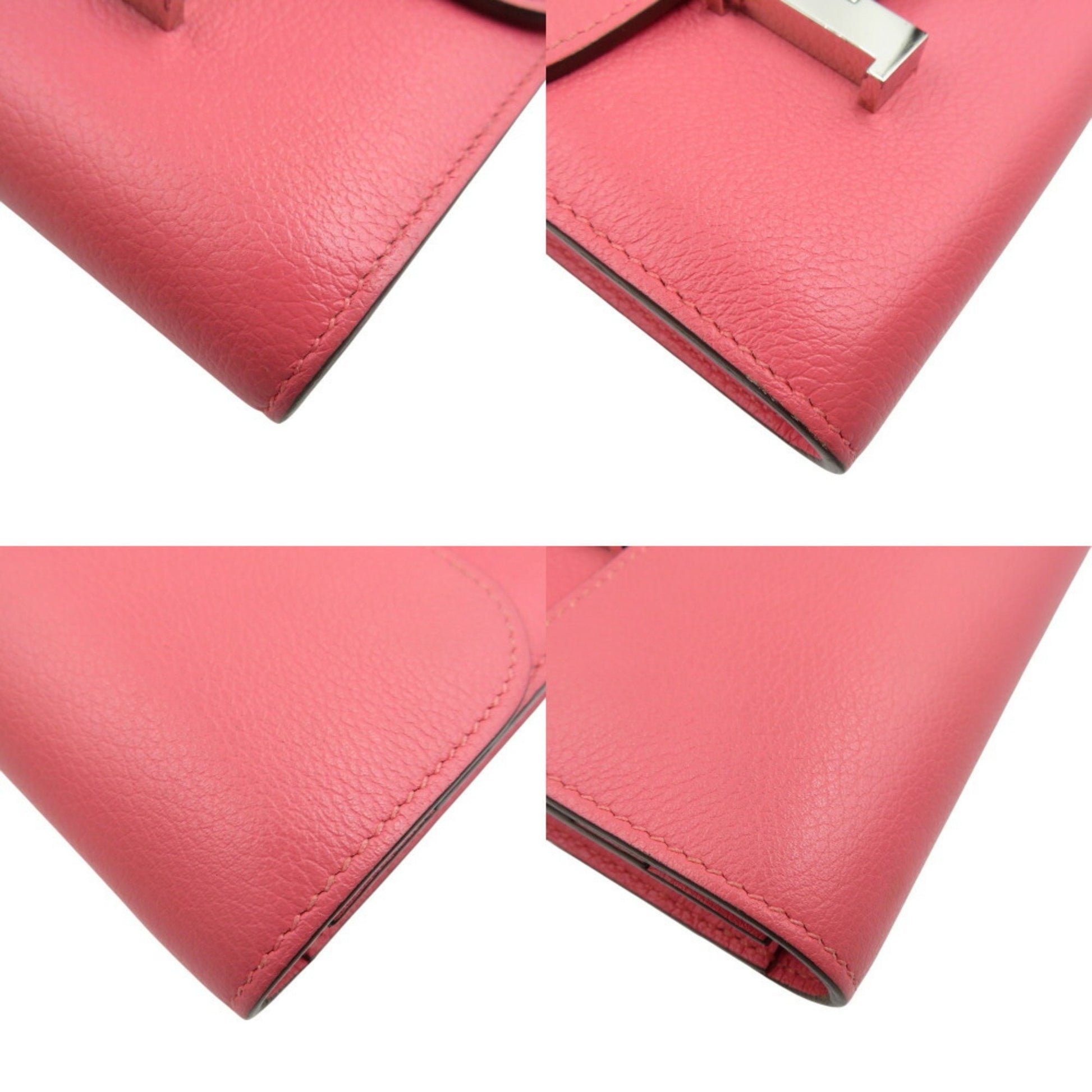 Hermès Constance, Pink, Leather, wallet