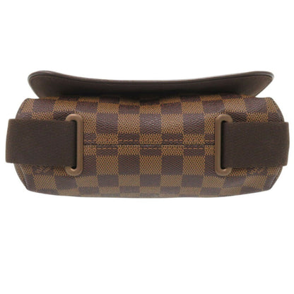Louis Vuitton Brooklyn, Brown, Canvas, shoulder