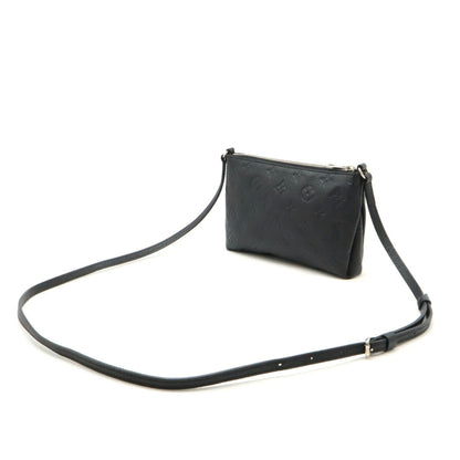 Louis Vuitton Pallas, Black, Leather, shoulder