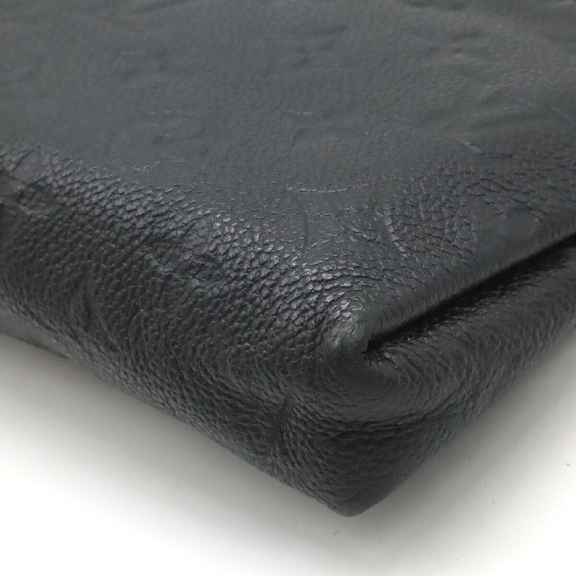 Louis Vuitton Pallas, Black, Leather, shoulder