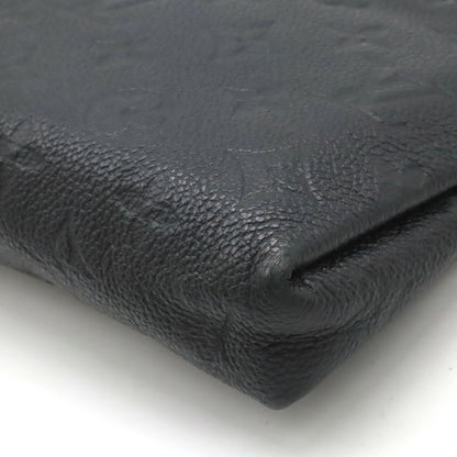 Louis Vuitton Pallas, Black, Leather, shoulder
