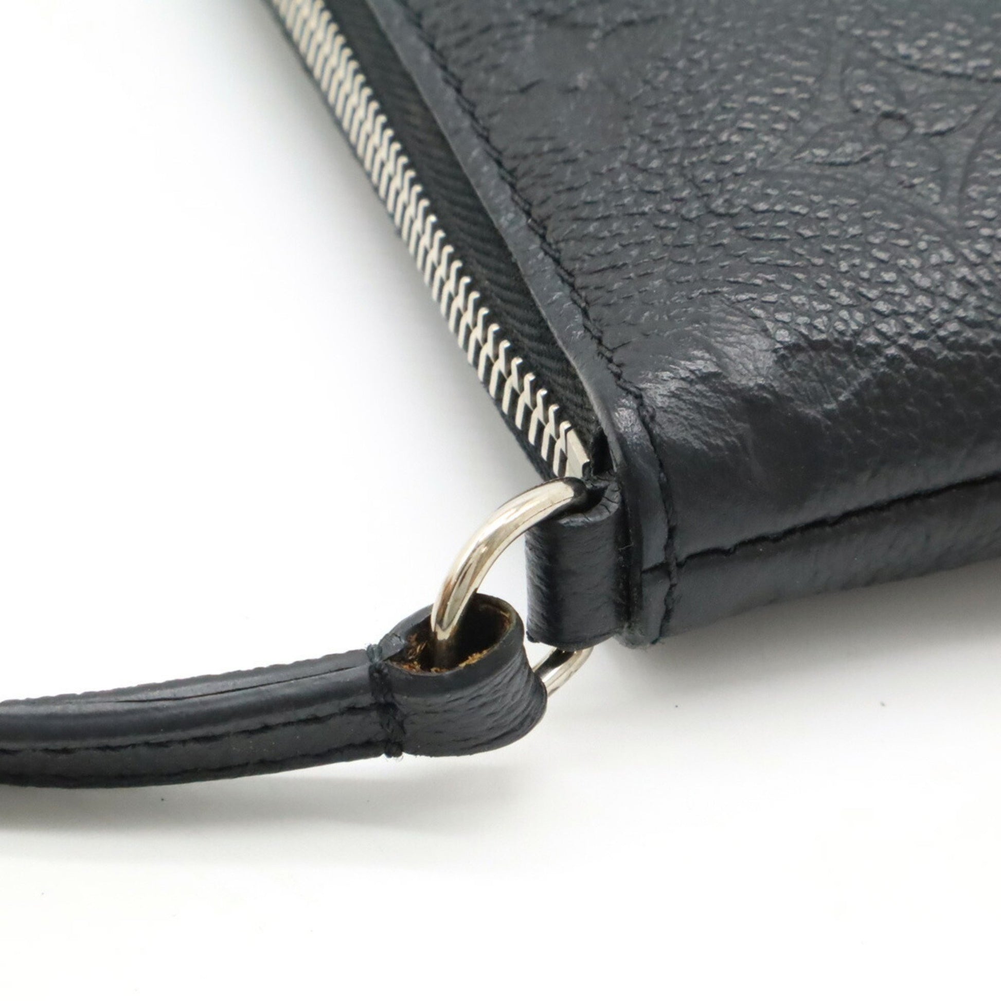 Louis Vuitton Pallas, Black, Leather, shoulder
