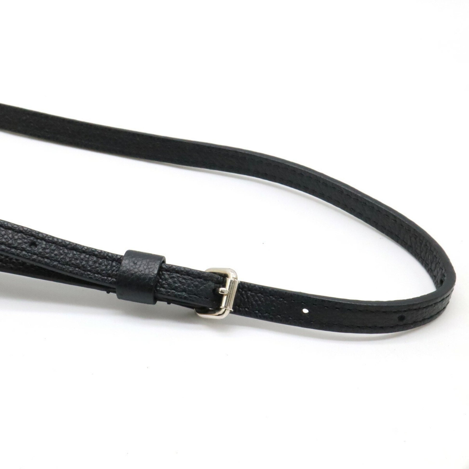 Louis Vuitton Pallas, Black, Leather, shoulder