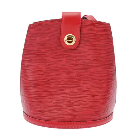 Louis Vuitton Cluny, Red, Leather, shoulder