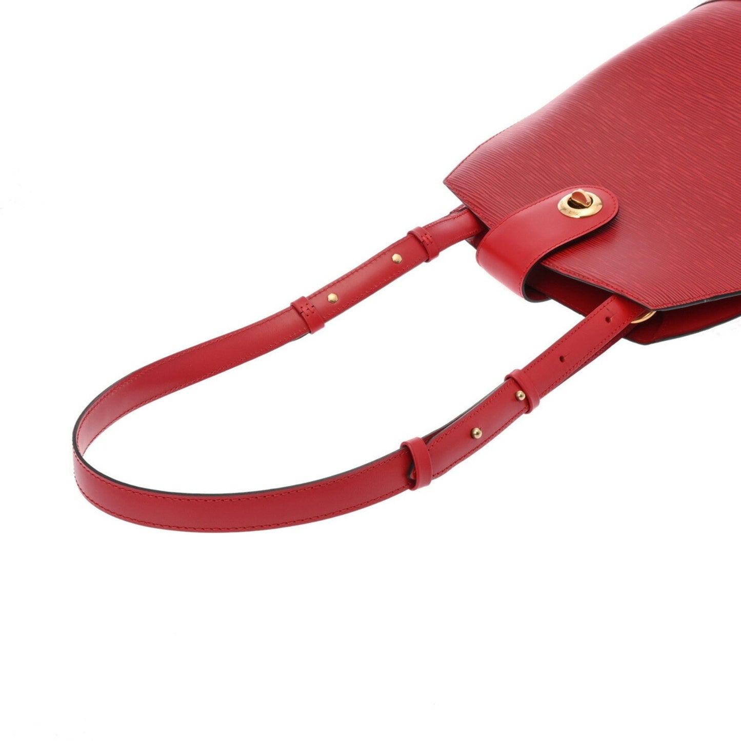Louis Vuitton Cluny, Red, Leather, shoulder
