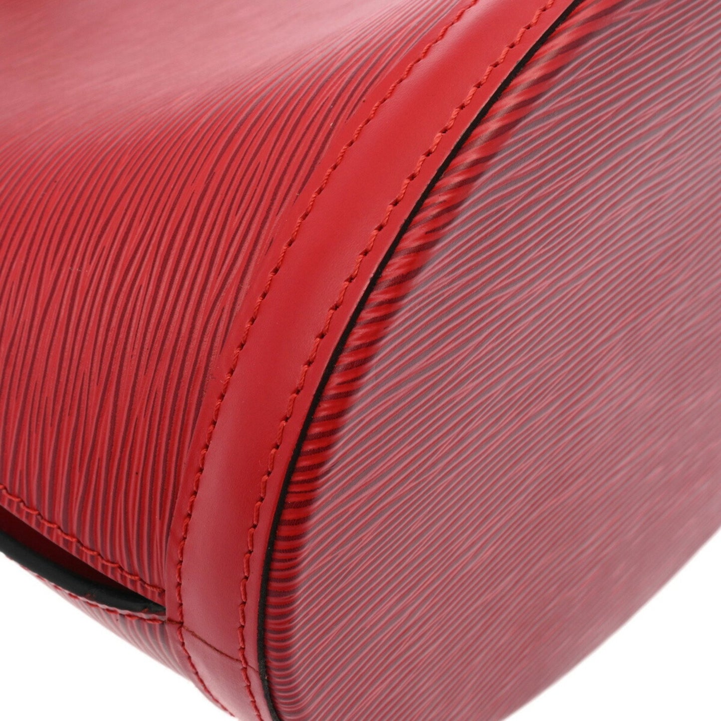 Louis Vuitton Cluny, Red, Leather, shoulder