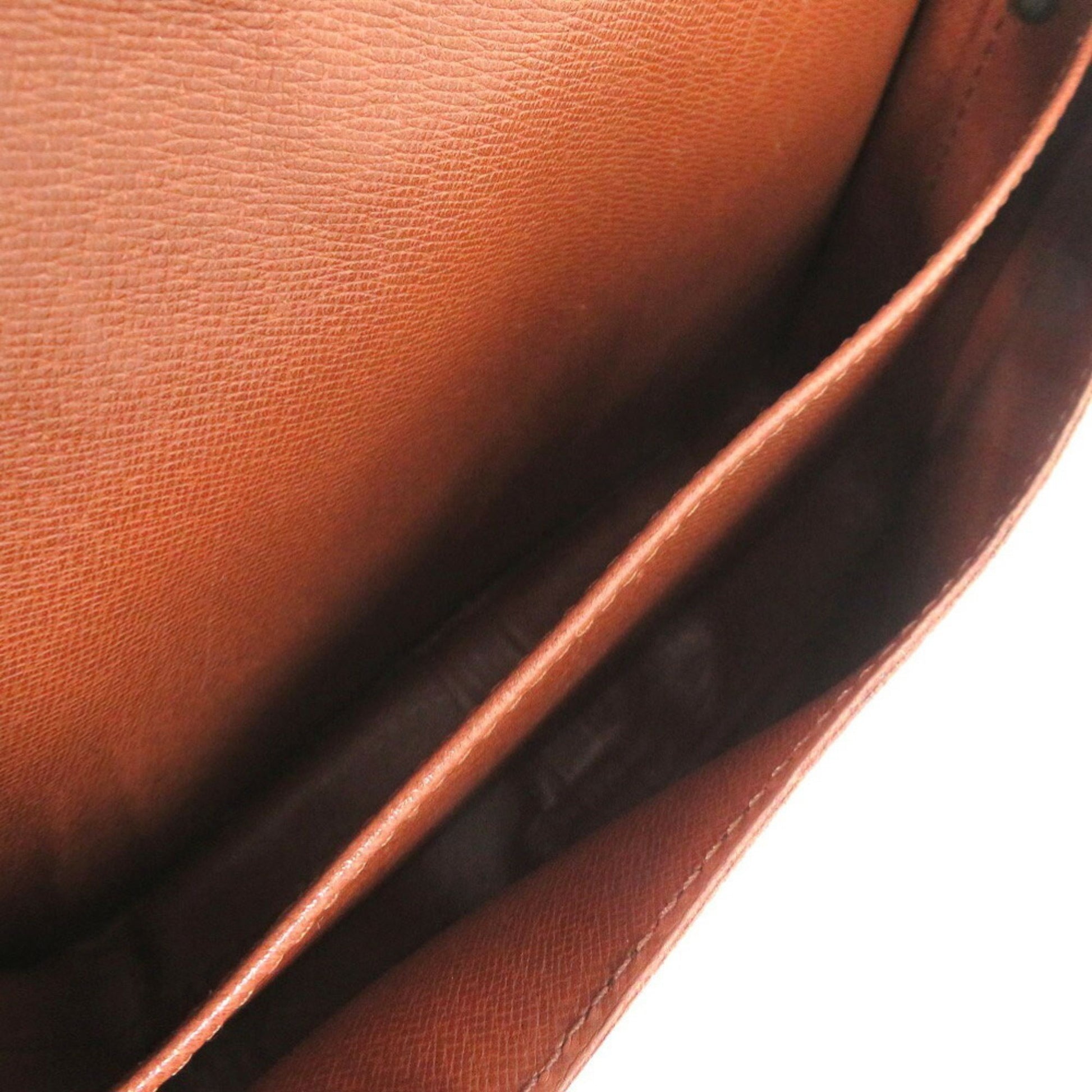 Louis Vuitton Cartouchiere, Brown, Canvas, shoulder