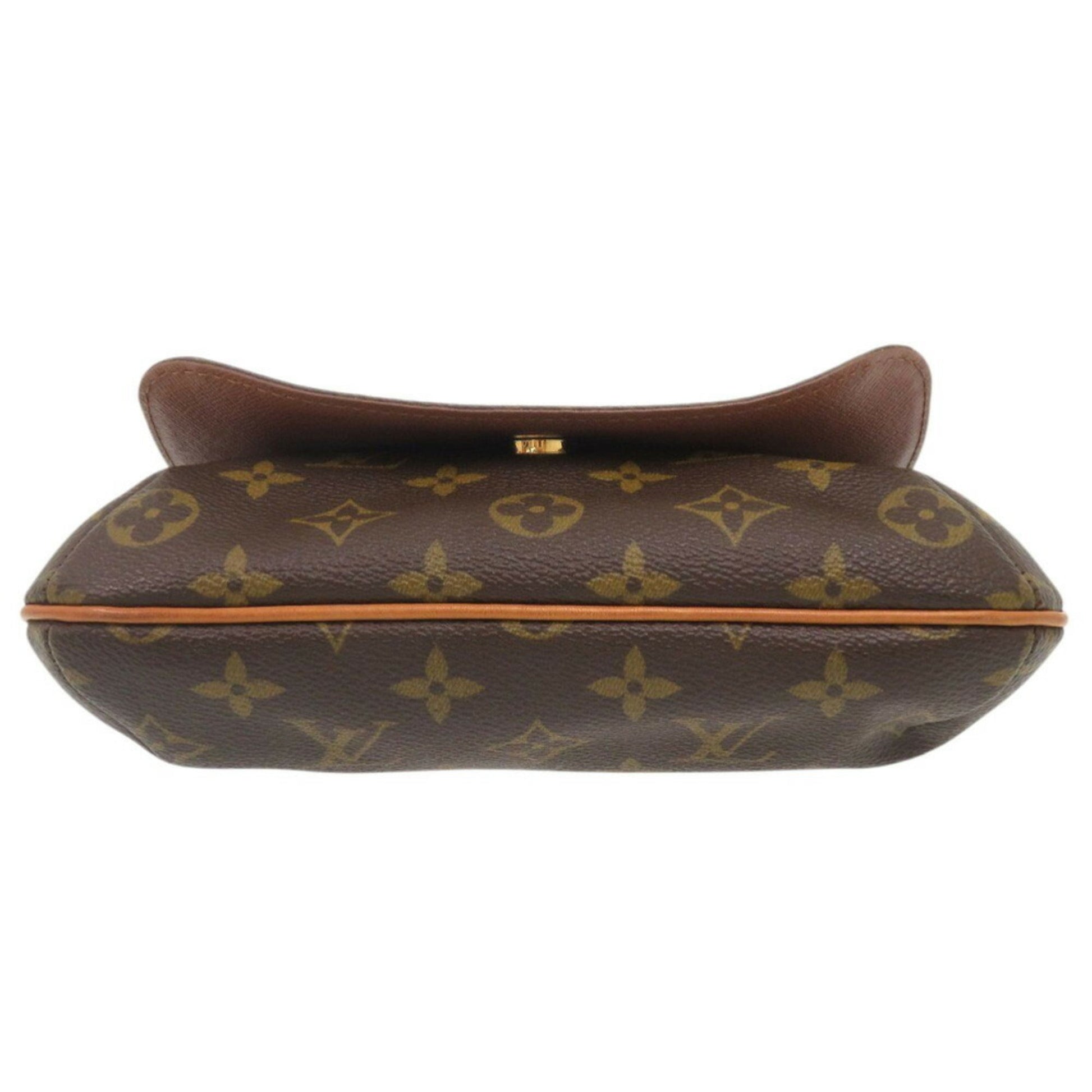Louis Vuitton Musette Salsa, Brown, Canvas, shoulder