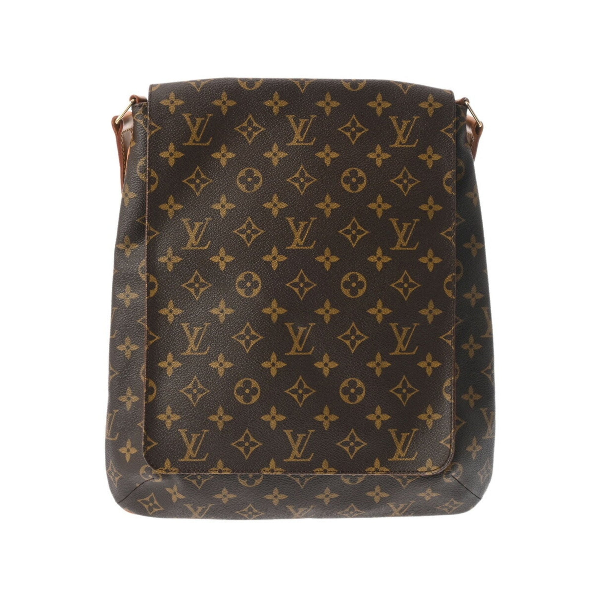 Louis Vuitton Musette, Brown, Canvas, shoulder