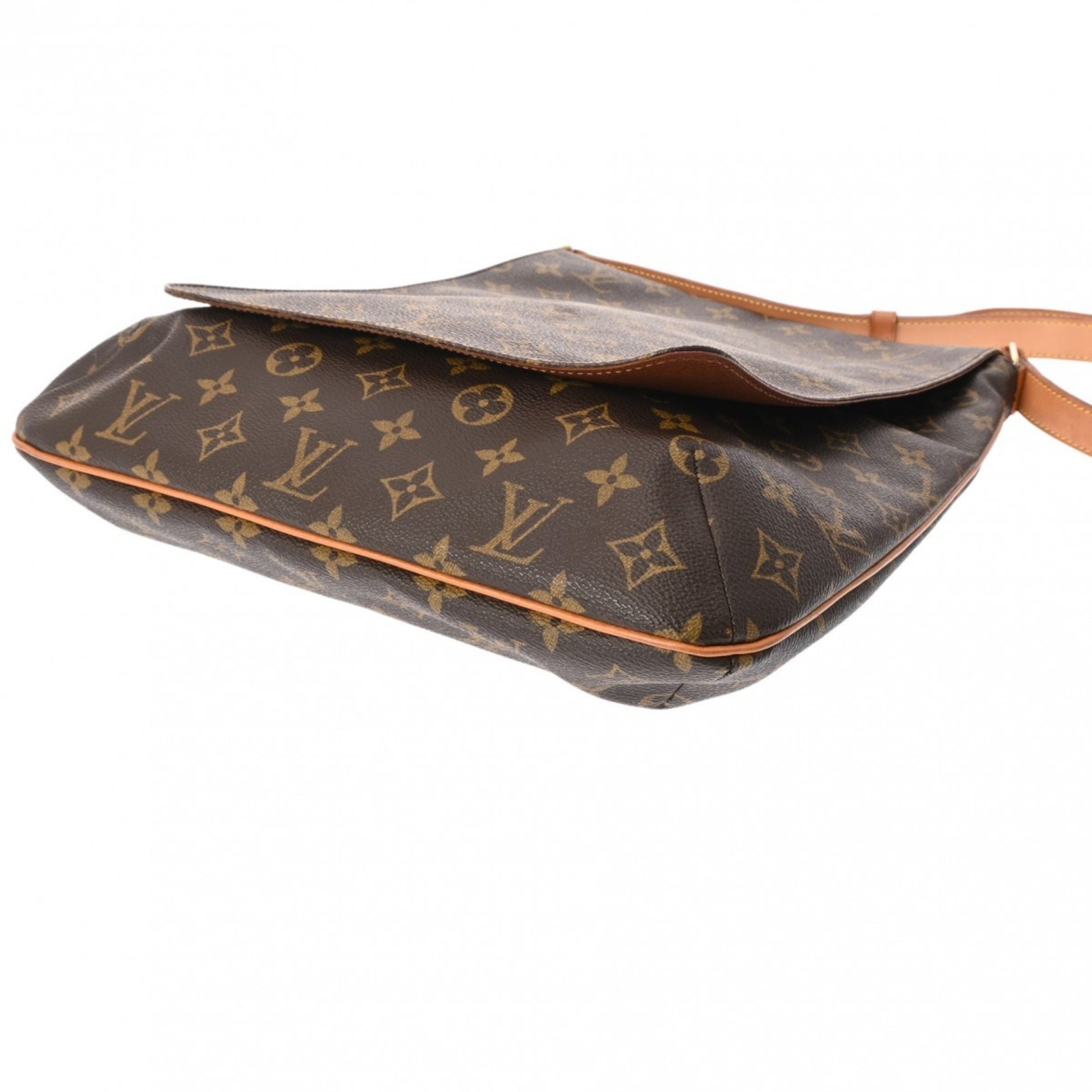 Louis Vuitton Musette, Brown, Canvas, shoulder