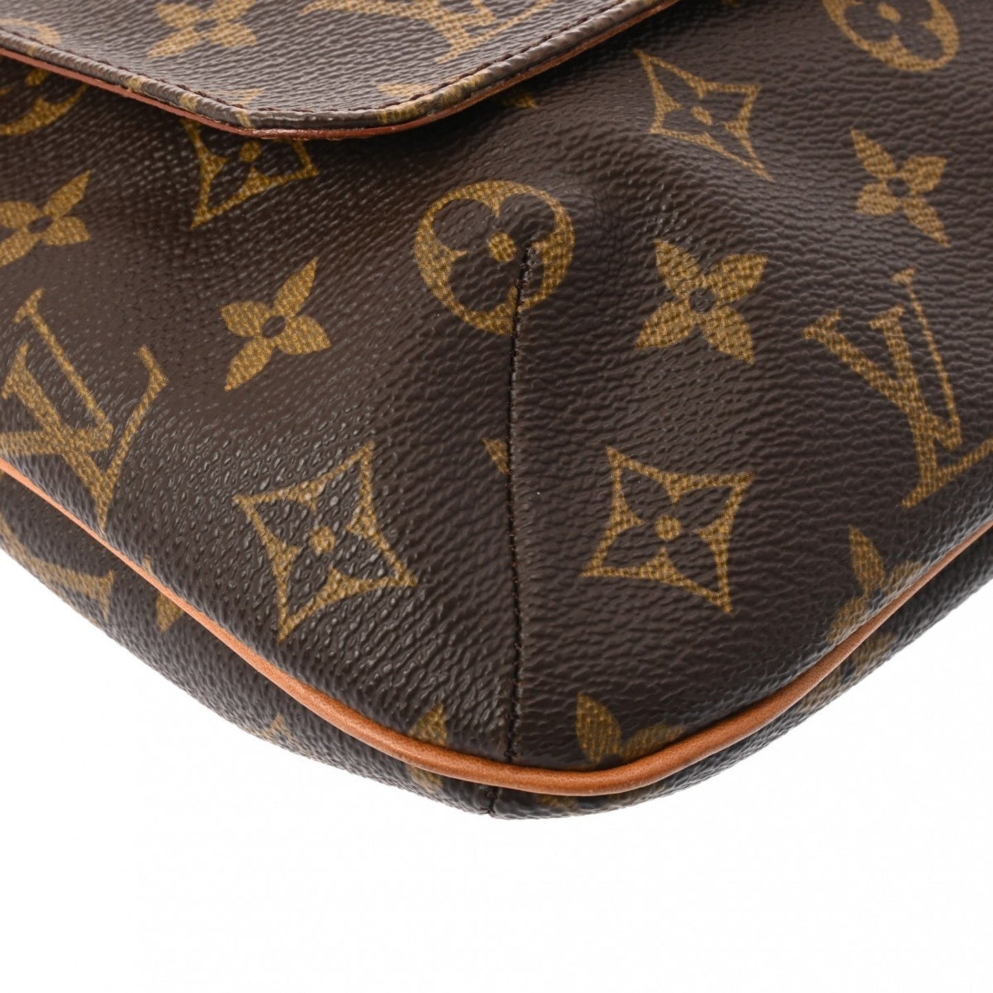 Louis Vuitton Musette, Brown, Canvas, shoulder