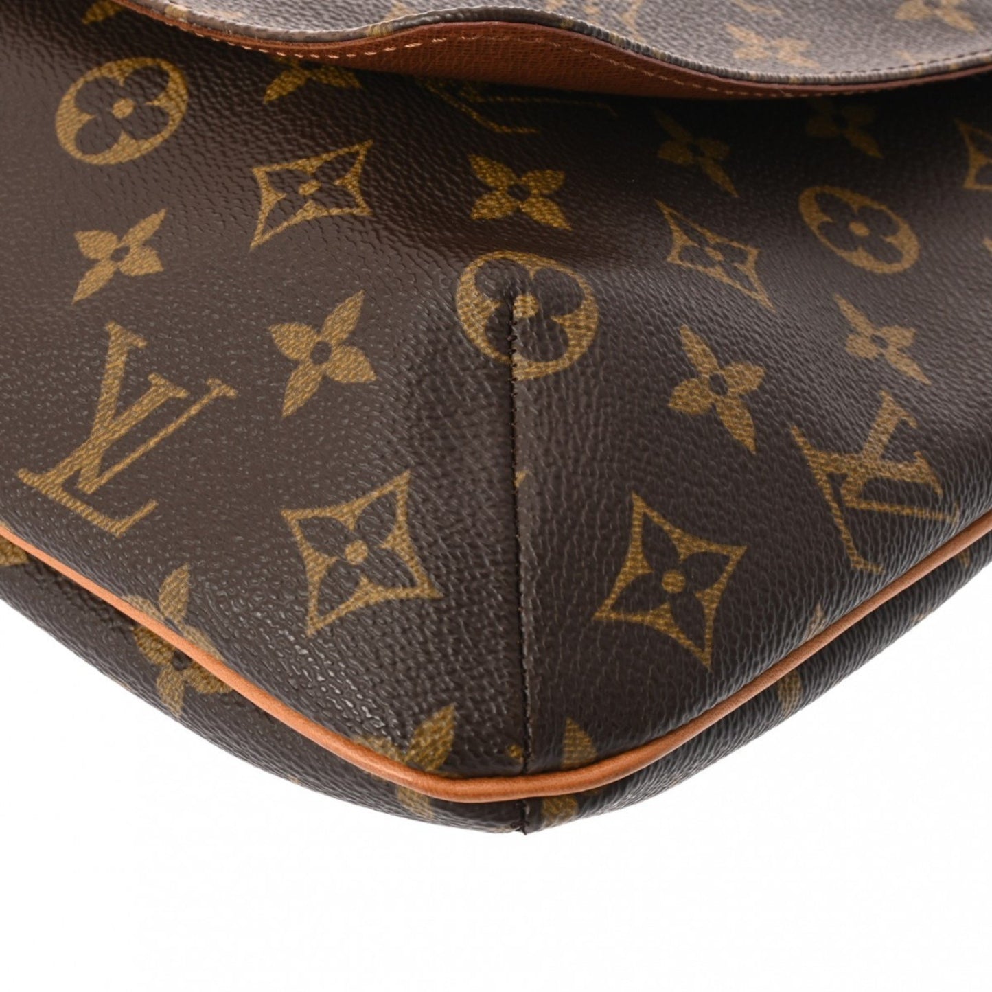 Louis Vuitton Musette, Brown, Canvas, shoulder