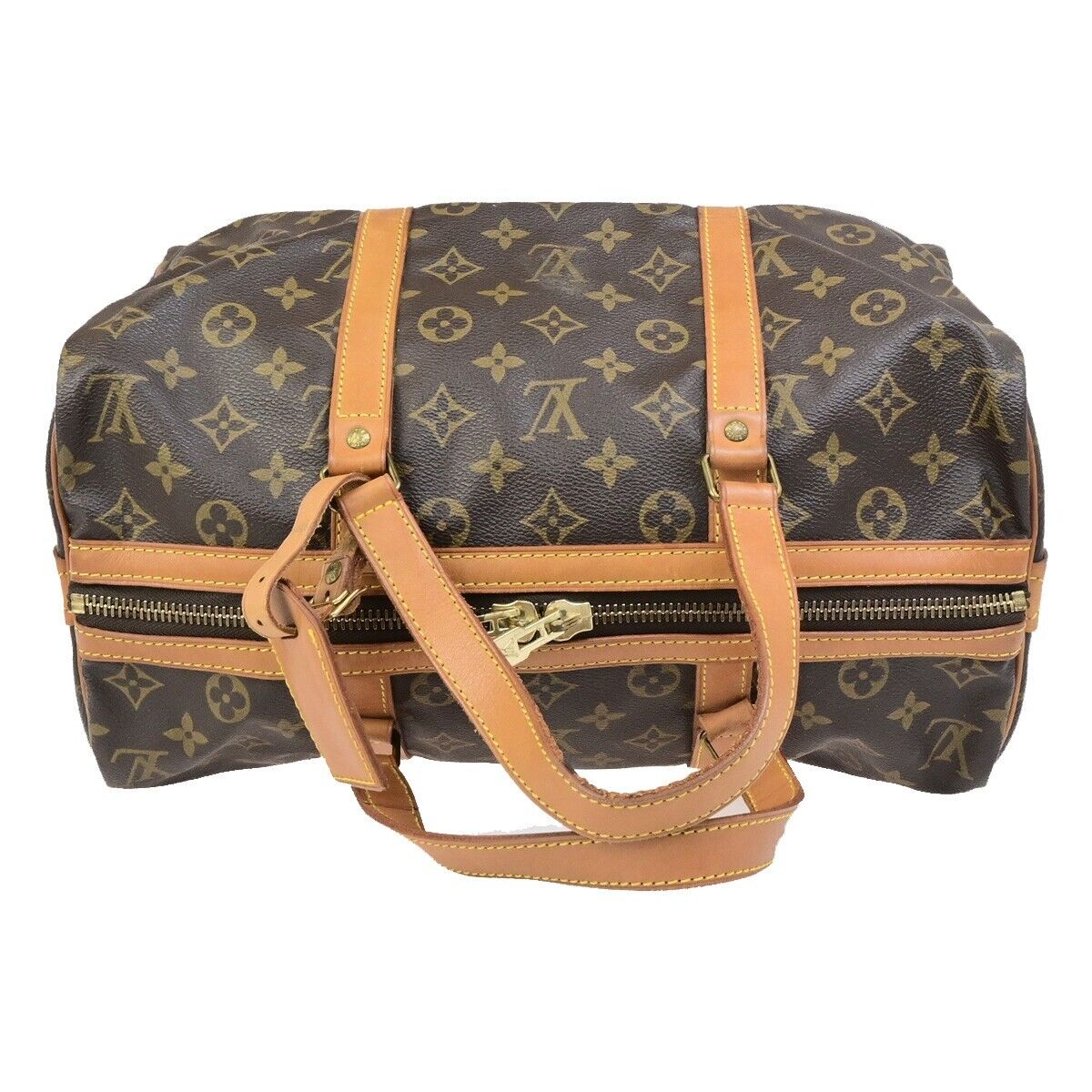 Louis Vuitton Sac Souple, Brown, Canvas, travel