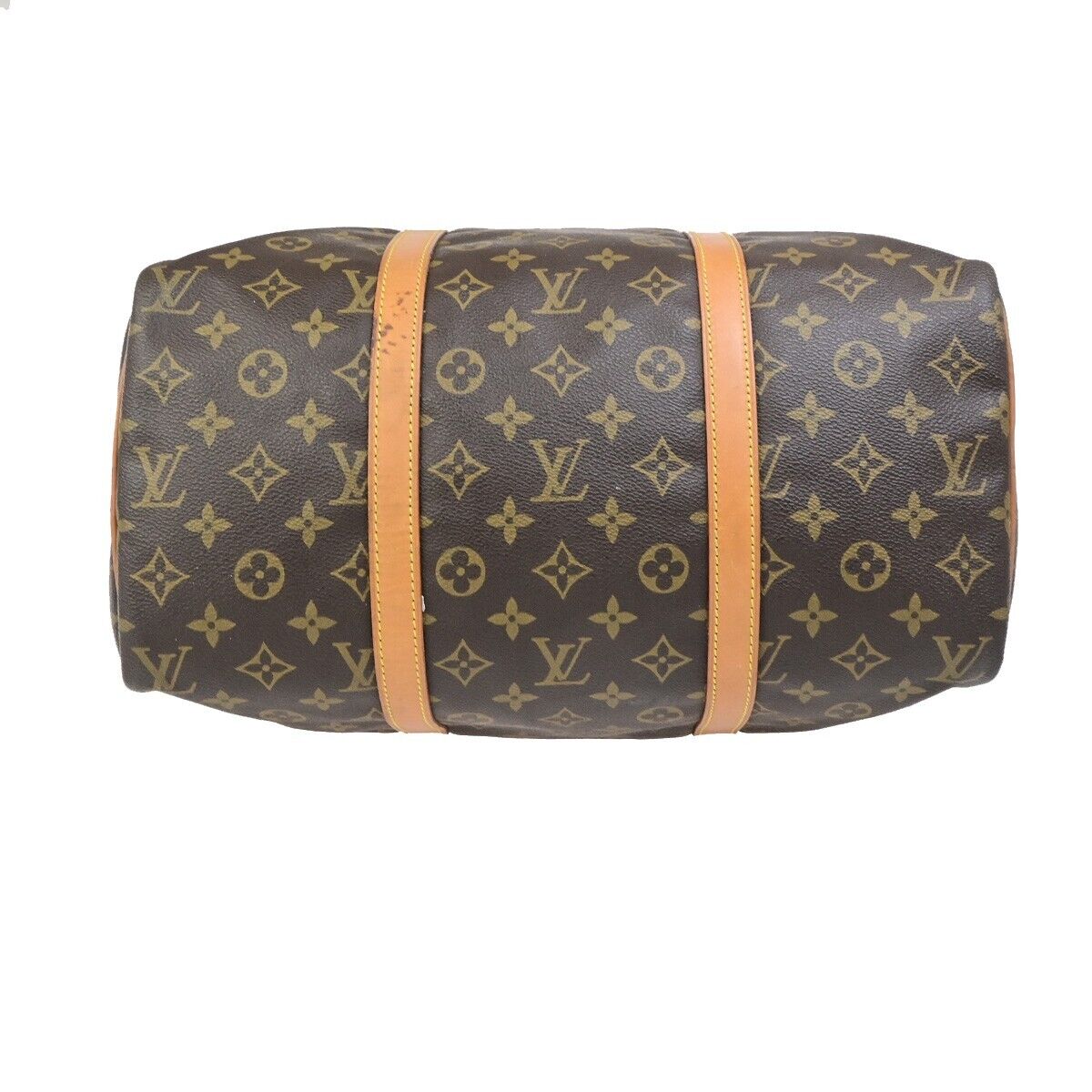 Louis Vuitton Sac Souple, Brown, Canvas, travel