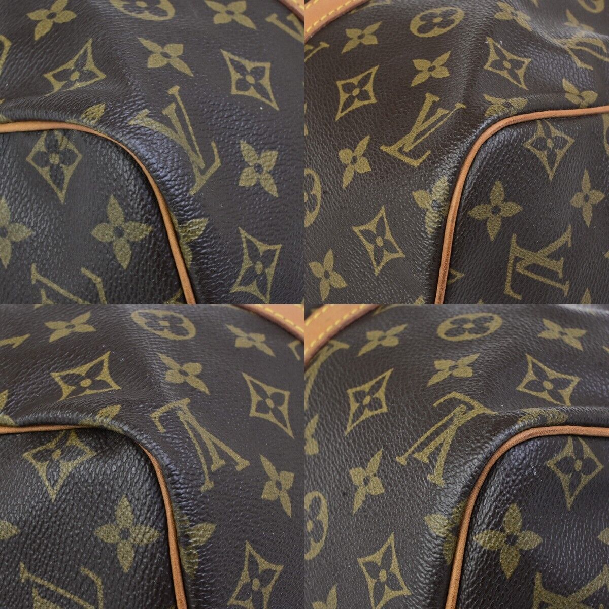 Louis Vuitton Sac Souple, Brown, Canvas, travel