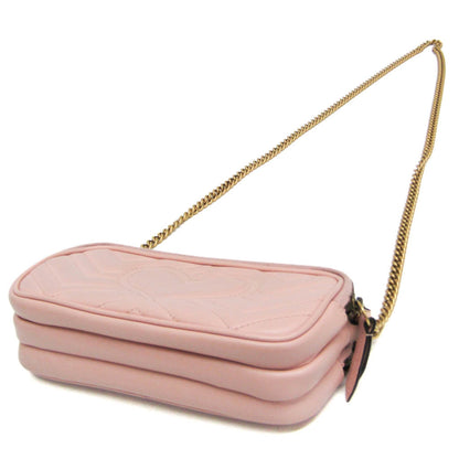 Gucci Marmont, Pink, Leather, shoulder