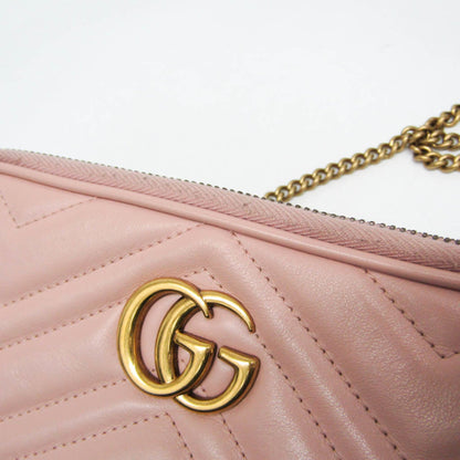 Gucci Marmont, Pink, Leather, shoulder