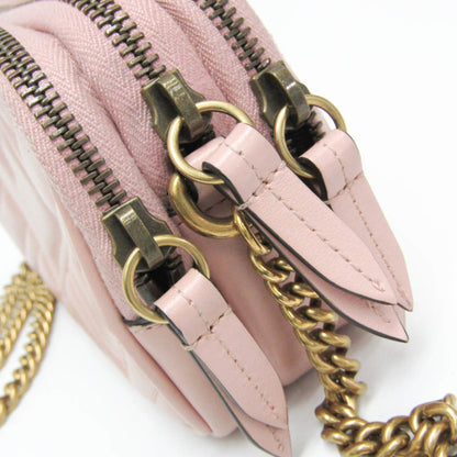 Gucci Marmont, Pink, Leather, shoulder