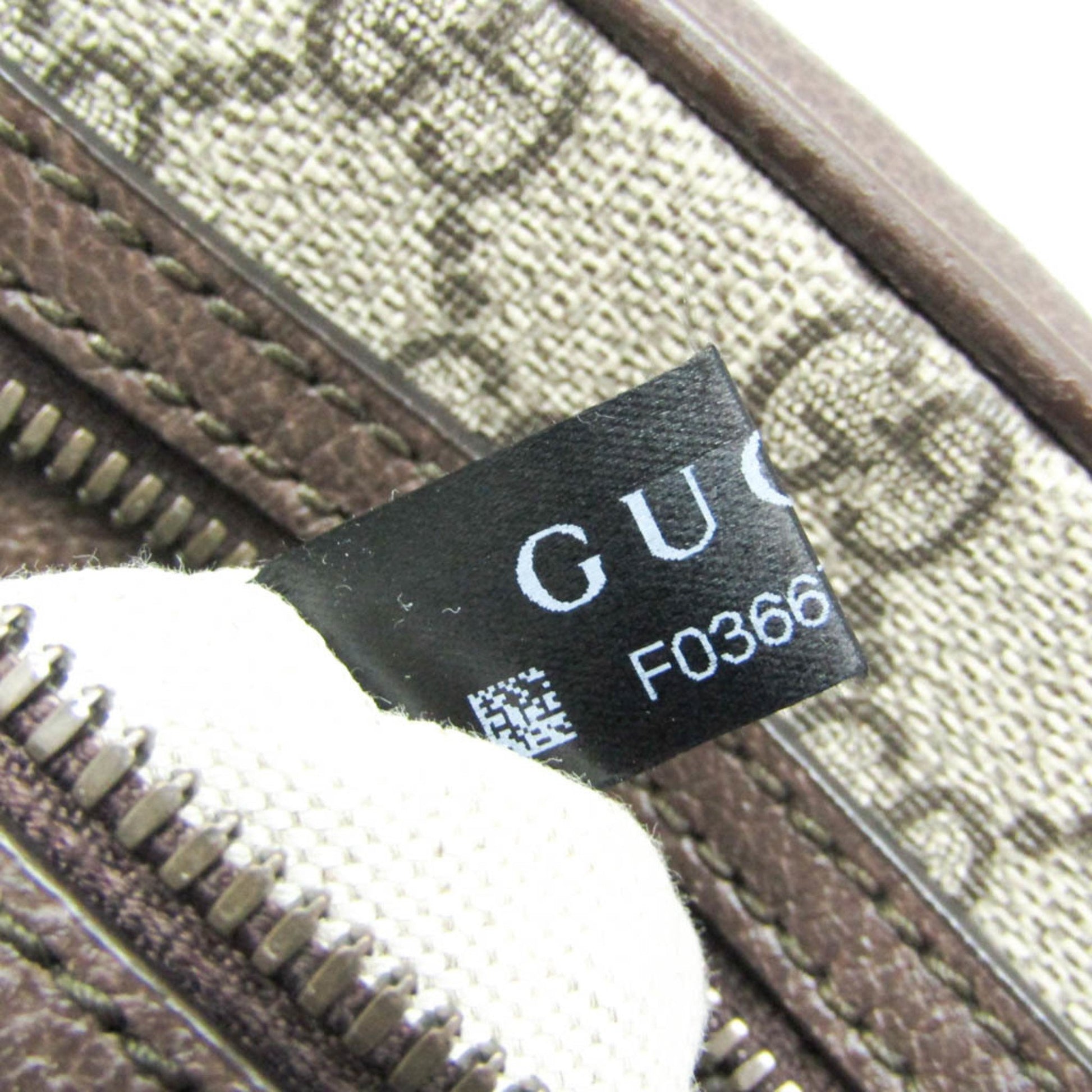 Gucci Ophidia, Beige, Canvas, shoulder