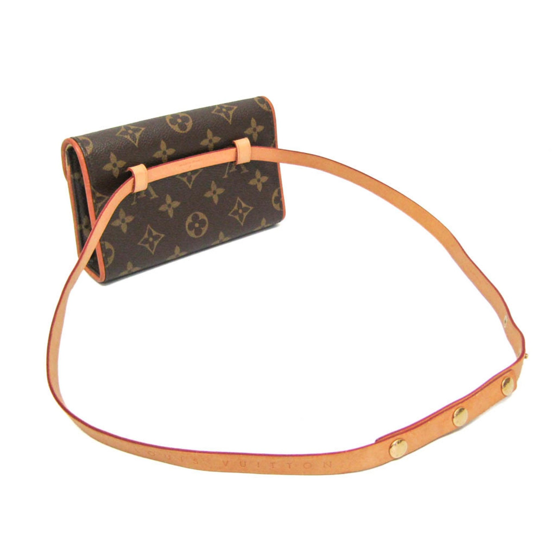 Louis Vuitton Florentine, Brown, Canvas, clutch