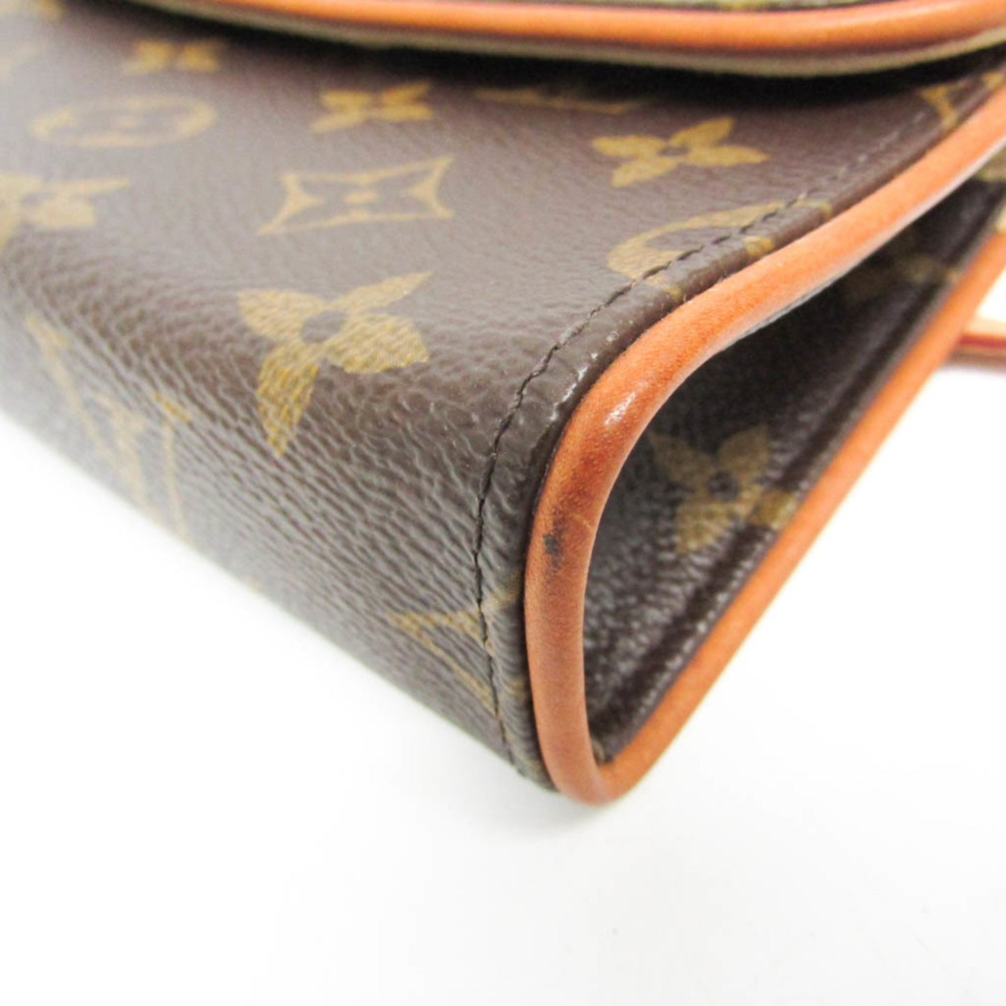 Louis Vuitton Florentine, Brown, Canvas, clutch