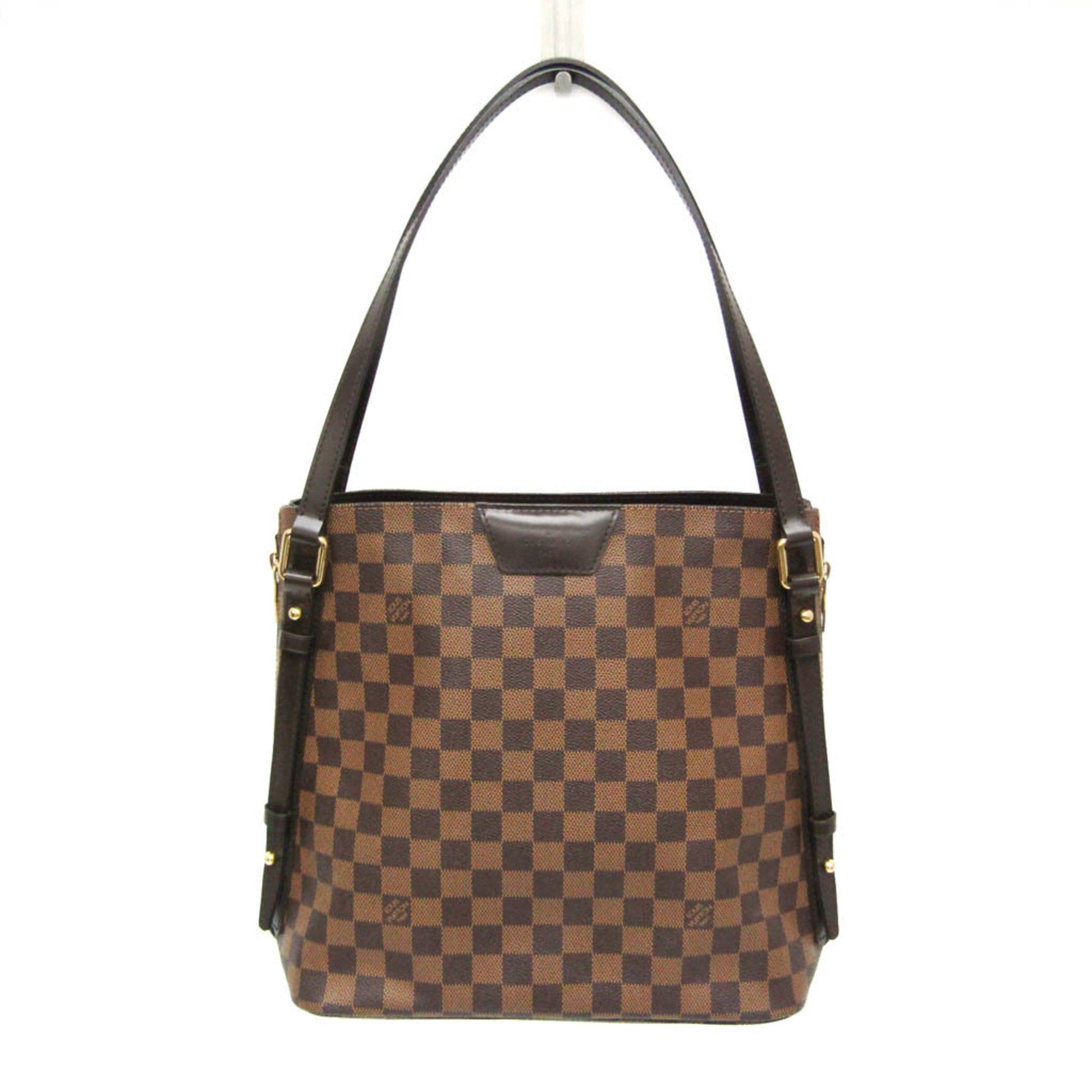Louis Vuitton Rivington, Brown, Canvas, tote