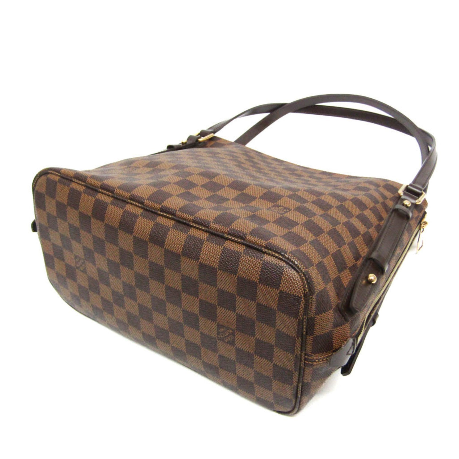 Louis Vuitton Rivington, Brown, Canvas, tote
