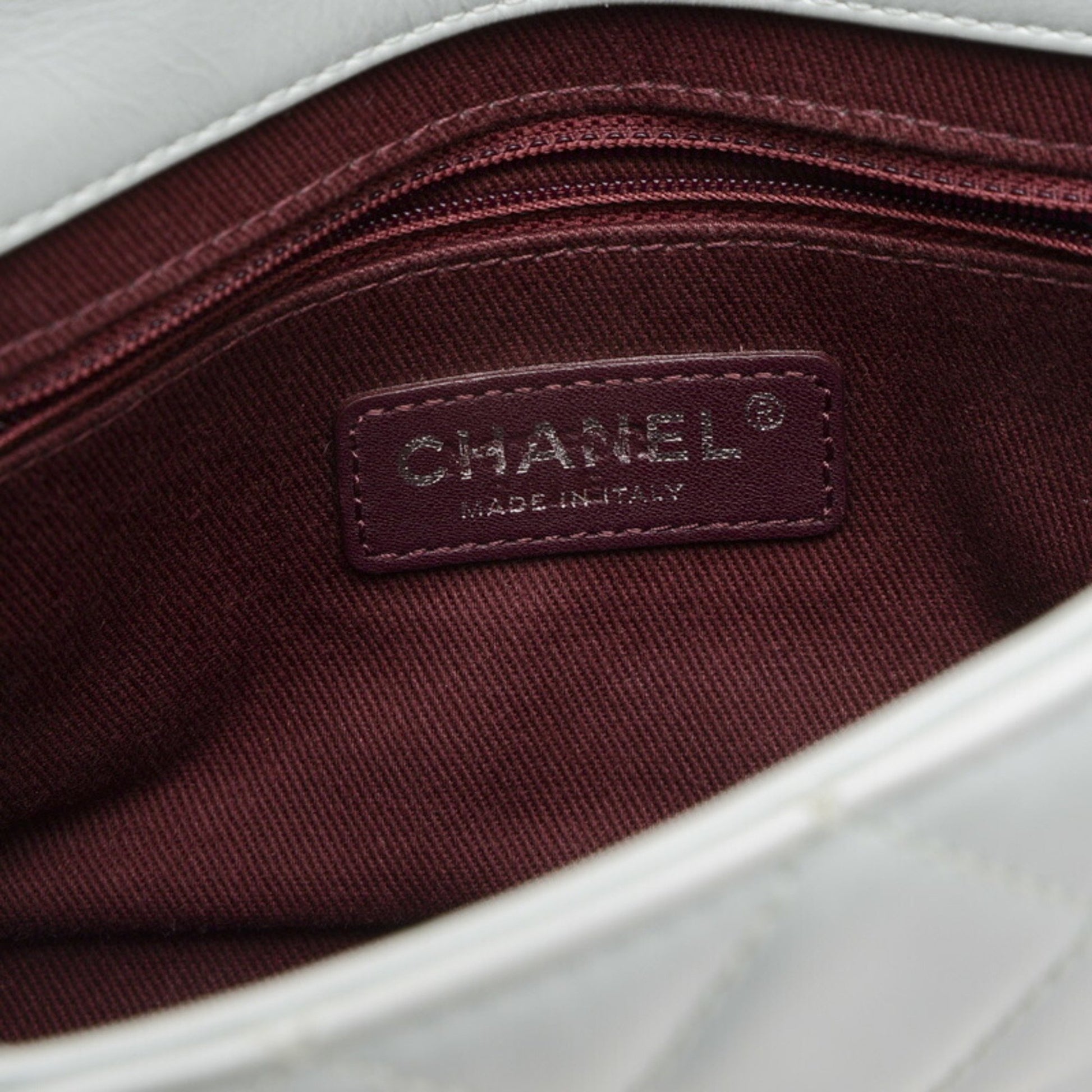 Chanel, Green, Leather, shopper