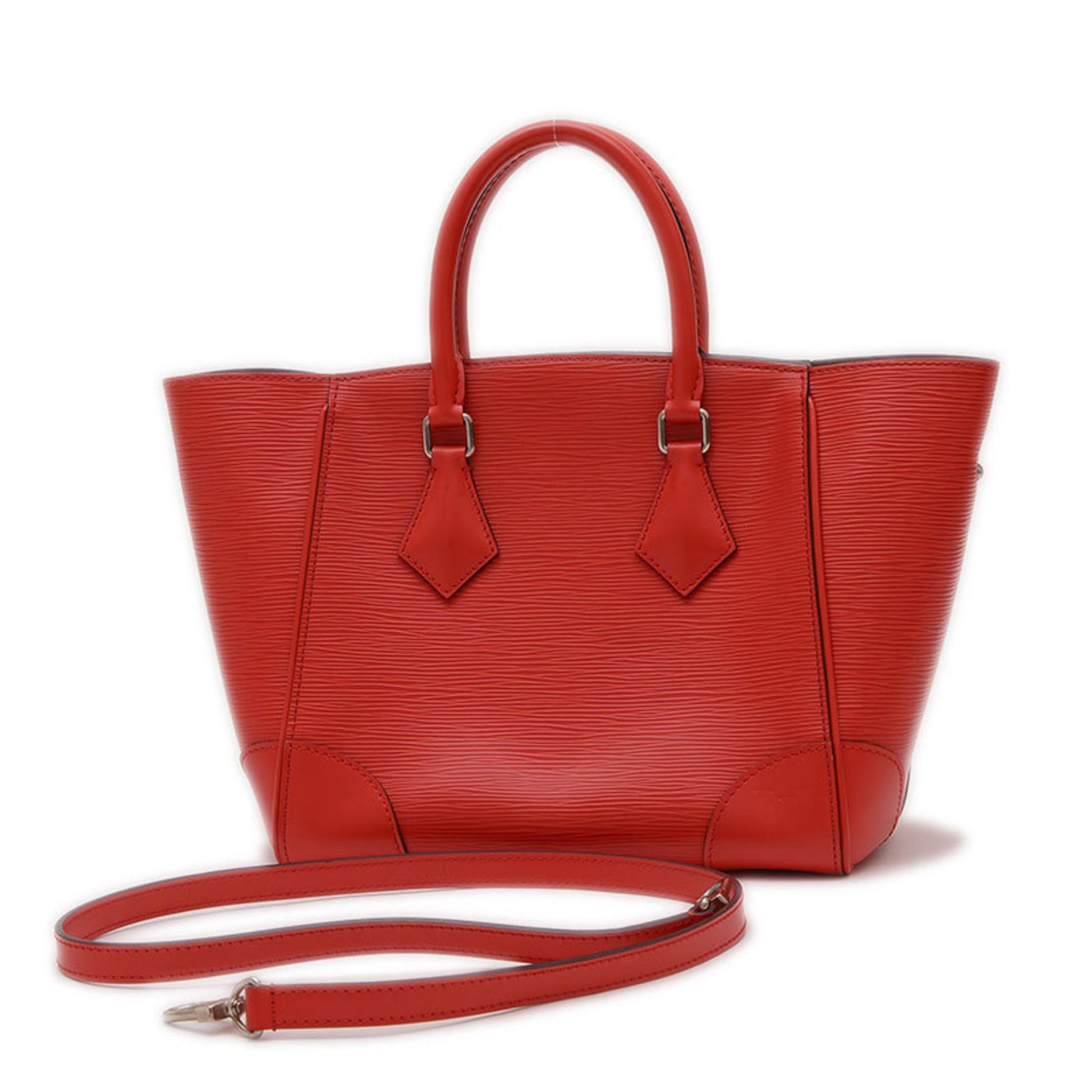 Louis Vuitton Phénix, Red, Leather, handbag