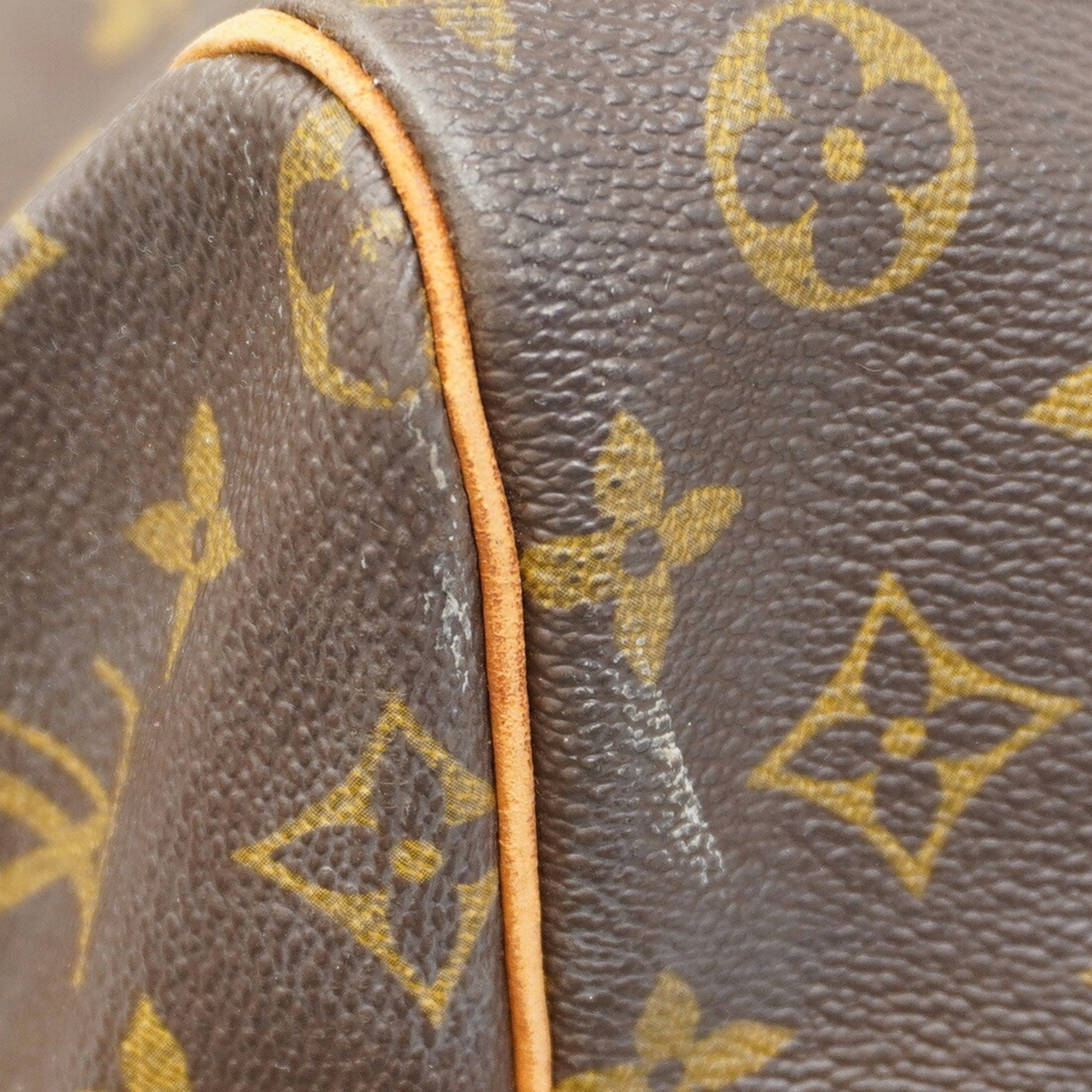 Louis Vuitton Keepall Bandoulière 60, Brown, Canvas, travel