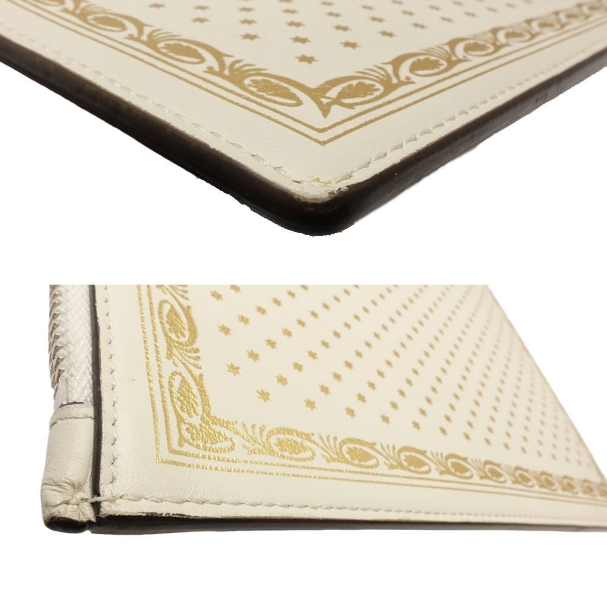 Gucci, White, Leather, clutch