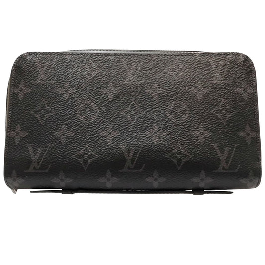 Louis Vuitton, Black, Canvas, wallet