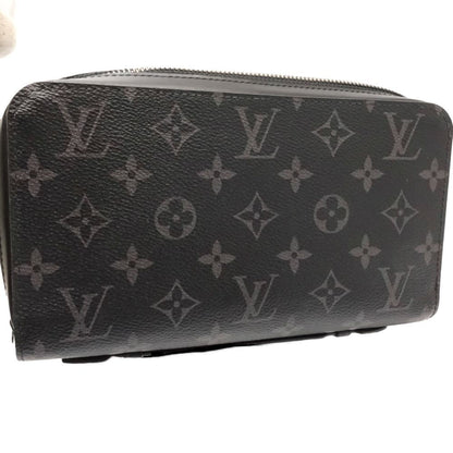 Louis Vuitton, Black, Canvas, wallet