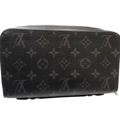 Louis Vuitton, Black, Canvas, wallet